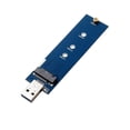 thumbnail image 3 of M.2 SSD a USB3.0 de Estuche de Almacenamiento Adaptador de Tarjeta Soporte 22 * ​​80 Mm shamjiam Caja de disco duro NGFF, 3 of 9