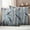 Light Beige Gray Green Gray Blue Mist Blue, variant on Teal Forest Birds Outdoor Waterproof Pillow Covers, Modern Oil Painting Art Decorative Square Throw Pillowcase Sofa Cushion Sham for Patio/Couch/Chair, 18"x18" 2 Pack