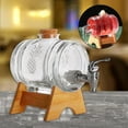 thumbnail image 4 of Jarra de cocina Yotijar dispensador de barril apariencia de bebidas con tapa, 4 of 10