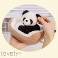 thumbnail image 5 of Plyzle Plush Panda Toy 20cm Soft Stuffed Animal Pillow Pet, Cuddly Sleeping Companion, Huggable Stuffed Animal, 5 of 6