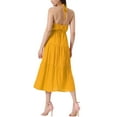 thumbnail image 3 of INSPIRE CHIC Casual Sleeveless a Line Summer Dress for Women's Solid Color Loose Swing Dress XL Yellow, 3 of 6