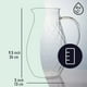 thumbnail image 3 of Jarra de vidrio PJC-Kitchen de borosilicato de 2 litros con tapa y caño, 3 of 6