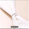 thumbnail image 3 of 1pc Elegant Glass Rhinestone Inlay Cross Ring with Engraved 'I Can Do All Things' - Inspirational Alloy Jewelry, 3 of 3