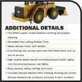 thumbnail image 5 of Diecast Masters 1:125 Caterpillar 994K Wheel Loader Tractor Truck, Elite Series Cat Truck | Scale Model Diecast Collectible Construction Trucks | Caterpillar Truck, Diecast Masters Model 85535, 5 of 5