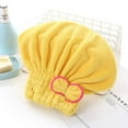 thumbnail image 1 of MYG 6 Couleurs Bonnet en Microfibre Solide Séchage Rapide pour Cheveux Turban pour Femmes, 1 of 6