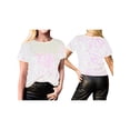 thumbnail image 3 of Aojekbee Women T-shirt, Crew Neck Short Sleeve Sequined Summer Tops Streetwear for Casual Daily, 3 of 10