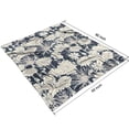 thumbnail image 2 of Pioneer Flower Floral Print Pattern Blanket,Comfortable Soft Flannel Throw Blanket,All Season,Warm Lightweight Blankets for Sofa Bed Couch Living Room Chair,50"x60", 2 of 4