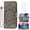 Gray, variant on Asuwish Compatible with Samsung Galaxy A23 5G/4G Wallet Phone Case and Tempered Glass Screen Protector Flip Credit Card Holder Stand Mandala Flower Cell Cover for A 23 23A 6.6 Women Purple