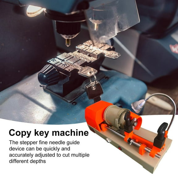 Flroha Key Duplicating Cutting Machine,Key Duplicating Machine Drilling Machine Milling Machine Cutting Cutter Machine Drill 110V ,Key Duplicating Machine Portable