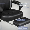 thumbnail image 4 of Bossin Big and Tall Gaming Chair 400lb Weight Capacity,Gamer Chairs for Adults,Video Game Chair wth Footrest,Racing Style Computer Gamer Chair with Headrest and Lumbar Support, 4 of 7