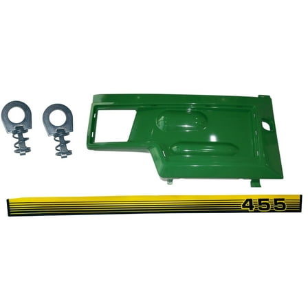 New Kumar Bros USA Right Side Panel, amp, Decal and Panel Retaining Clip Kit AM128982 M116150 Fits John Deere 455 S No Below 070000