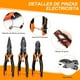 thumbnail image 4 of CAVIGLTE 3PCS Pinzas Electricista, Pinzas De Corte,9"Alicates De Punta Larga, 9" Pinza De Punta, 8"P, 4 of 7