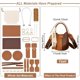thumbnail image 2 of Kit de costura para bolsos de mujer: DIY, cuero sintético, 2 of 9