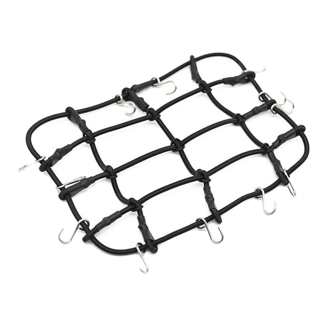 1/12 Red de almacenamiento elástica para equipaje de resistencia para MN90 MN90K MN99 MN99S MN86K MN86KS MN86 MN86S Piezas de Negro Macarena Red de equipaje