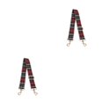 thumbnail image 2 of Correa de repuesto Minnieouse para bolso de hombro Cuadro rojo y gris 2piezas, 2 of 6