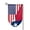Fillet, variant on America Texas Flag Garden Flag Double Sided Small Flag Yard Home Decorative Flags Banner 12.5 x 18 Inch Square