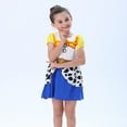 thumbnail image 3 of HAWEE Robe d'Été pour Fille Mickey/Minnie/Belle/Snow White Costumes de Sirène Dessin Animé Jeu de Rôle Princesse Robes Tenues Vêtements, 3 of 7