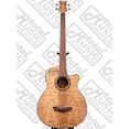 thumbnail image 3 of Dean Exotica Quilt Ash Acoustic/Electric Bass & Free Strap, Natural, EQABA GN NS1, 3 of 10