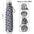 thumbnail image 3 of Leopard Print 29oz Stainless Steel Insulated Thermos with Tea Filter, 360° Printed Travel Bottle, Leakproof BPA-Free Flask with Anti-Slip Base, 304 Inner & 201 Outer, Vacuum Cup, 3 of 6