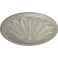 thumbnail image 3 of Ekena Millwork 25 1/2"OD x 5 1/2"P Brontes Ceiling Medallion (Fits Canopies up to 3 5/8"), Hand-Painted Pearl White, 3 of 6
