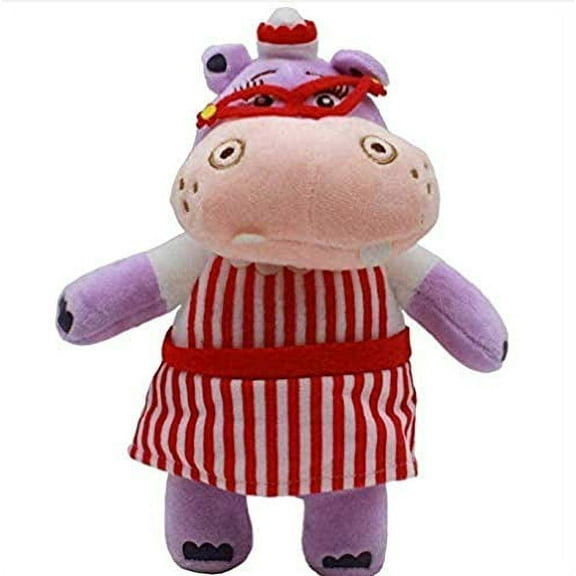 NC56 Doc McStuffins Cartoon Animal Plush Toy Stuffed Doll for Girls Sheep Hippo Dinosaur Blue Stuffed Plush Animlas 30cm