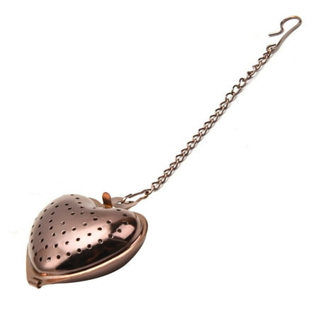 

Pengpengfang 2 Pcs Tea Strainer Heart Shape Rust-free 304 Stainless Steel Rapid-penetration Tea Infuser for Mug