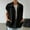 Black, variant on Womens Fuzzy Fleece Vest Trendy Warm Sleeveless Sherpa Jacket Winter Oversized Outerwear with Pockets