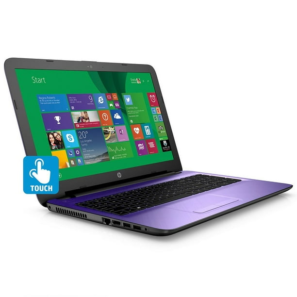 Refurbished Hp 15 Af029cl 15 6 Touchscreen Notebook Amd A8 7410 2 2ghz 8gb Ram 750 Gb Hdd Walmart Com