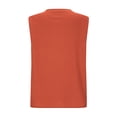 thumbnail image 4 of Womens Casual Cotton-Linen Tank Tops V-Neck Front Button Sleeveless Solid T-Shirts Blouses Best Gifts for Wife Daughter Female Friends, 4 of 5