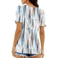 thumbnail image 4 of UVN Square Neck Tops for Women Summer Puff Short Sleeve Shirts Dressy Casual Tunic Blouses, 4 of 8