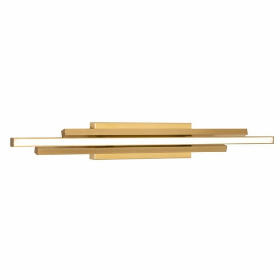 IDRV3605LAJUDSB AFX Indra - 10W LED Bath Vanity In Contemporary Style-4.5 Inches Tall and 36 Inches Length-Satin Brass Finish