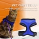 thumbnail image 4 of Arnés reflectante para collar de perro y gato, chaleco de malla, ropa para entrenamiento (azul oscuro L), 4 of 6