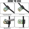 thumbnail image 2 of 50 Abrazaderas para Cables de 1/4 Pulgadas con Aislamiento Acolchado y Recubierto de Goma, para Cableado de Tuberías y Cables., 2 of 5