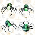 thumbnail image 3 of 6 FT Halloween Inflatables Outdoor Black Legged Green Spider Blow up Outdoor Halloween Inflatables Decorations with LED Light Built-in for Holiday Party Yard Decor, 3 of 8