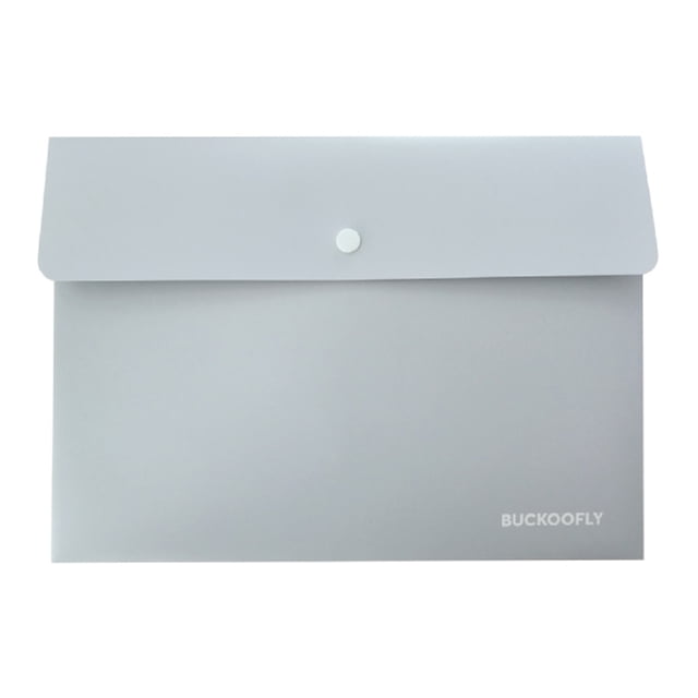 Yeacher Expanding File Folder 1 Pocket Plastic Envelope File Organizer with Smap Button Closure