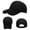 Black, variant on White Unisex Vintage Washed Unstructured Baseball Cap Polyester for Running Workouts and Outdoor Activities All Seasons One Size