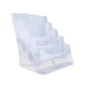 thumbnail image 2 of Portafolletos acrílico transparente para mostrador, organizador de regalos, expositor de folletos A4 4 niveles, 2 of 9