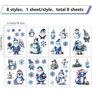 8 Sheets 8 Styles Turtle Window Sticker Self Adhesive Sea Grass Ocean Wall Decals Peel and Stick Clings PVC Waterproof Decor for Bedroom Home Stairway Restaurant Kitchen Showcase Glass Bath 1set