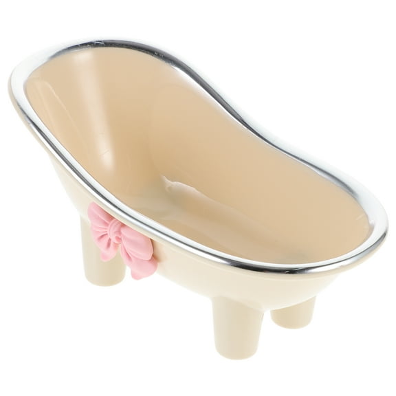 IBASETOY Bath Tub Shaped Soap Dish ABS 1 Pcs