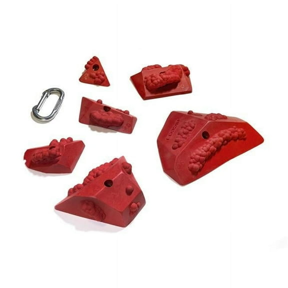 Nicros HQN Medium Lotta Balls Handholds - Red