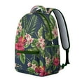 thumbnail image 2 of Palm Leaf Students Backpack Hawaiian Aloha Jungle Leaf Bookbag Summer Tropical Plant Student Backpack for School, Travel, Camping, 2 of 6