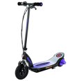 thumbnail image 1 of Razor Power Core E100 Aluminum Deck Electric Scooter, Age 8+, 11 Mph, 60-Min Run, Purple, 1 of 12