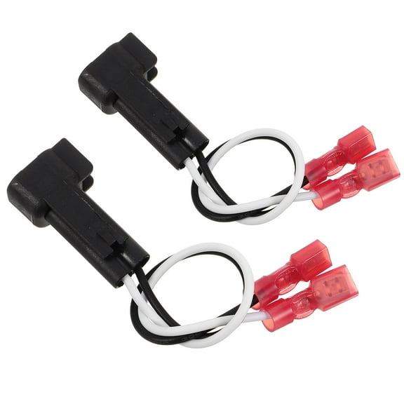 HIAKDOFT Amp Bypass Harness Including 2Pcs Car Speaker Adapter for Enhanced Audio Quality