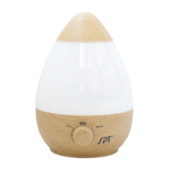 Sunpentown Ultrasonic Humidifier with Fragrance Diffuser, Faux Wood Grain