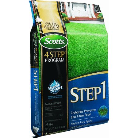 Scotts 4 Step Program Step 1 Lawn Fertilizer With Crabgrass Preventer