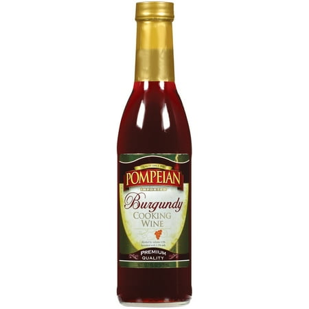 Pompeian Burgundy Imported Cooking Wine 12.7 Oz Glass Bottle