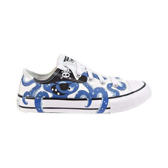 Converse Chuck Taylor All Star Ox "Sea Monsters" Little Kids' Shoes White/Blue 372730f