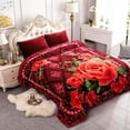 thumbnail image 2 of JML Korean Style Silky Soft Plush Warm Autumn Winter Blanket Virgin Mary Animal Print, 2 of 5