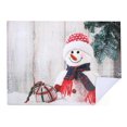 thumbnail image 1 of Microfibre Séchage Mat (Bonhomme De Neige Décor), 1 of 1