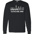 thumbnail image 3 of Inktastic Cleveland Ohio Skyline Long Sleeve T-Shirt, 3 of 5
